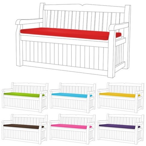 Seater garden bench - seat, pad