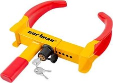 CARTMAN Heavy Duty Trailer Lock Wheel Clamp, Universal Security Tire Lock