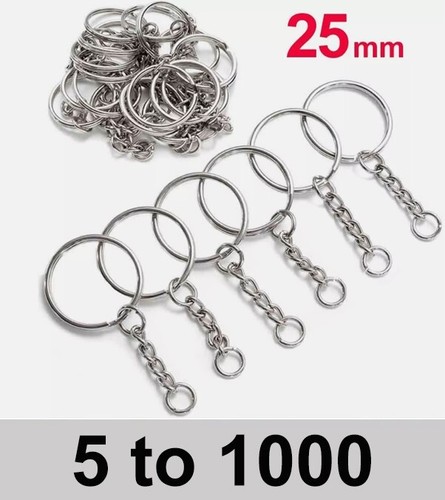 25mm split ring with chain - ring,