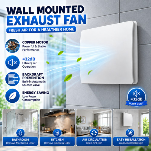 Inch wall extractor exhaust - wall,