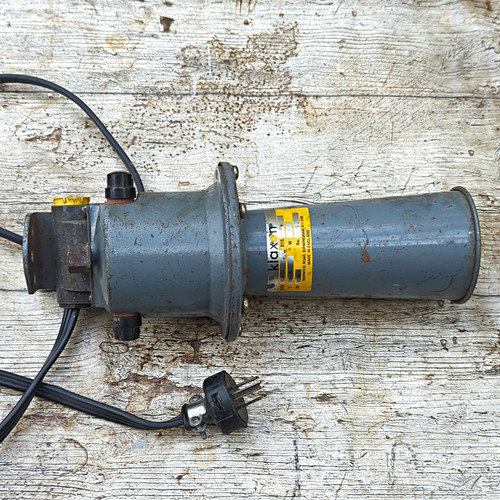 Vintage electric klaxon - vintage,