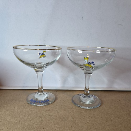 Vintage babycham glasses pair - vintage,