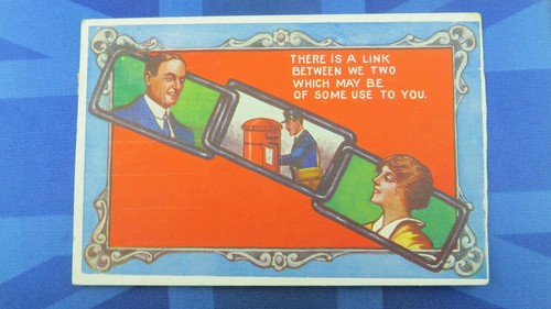 Vintage comic postcard 1917 - postcard,