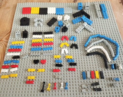 Vintage lego space town hinges - space,