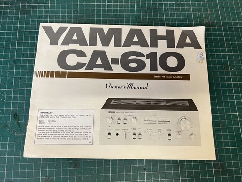 Yamaha 610 amplifier - yamaha, ca-610