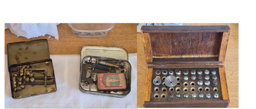 Joblot watchmakers lathe tools