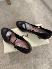 BLOCH Ladies Kickline Character Shoes 2.5 Inch Heel Stage Shoe S0324L Black