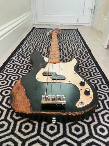 Custom built road worn bass - built, p