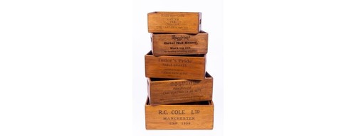 Vintage wood storage crate - wood,