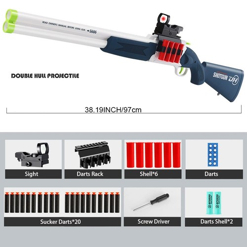Inches soft bullet toy gun - 38,
