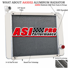 Updated 4 Rows Radiator Alu
