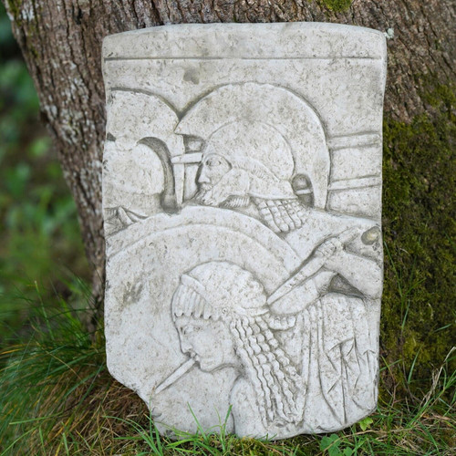 Greek stone hanging plaque - greek,
