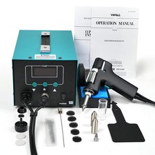 90W Desoldering Station Kit 110V Soldering Iron Suction Tin Gun Digital Display