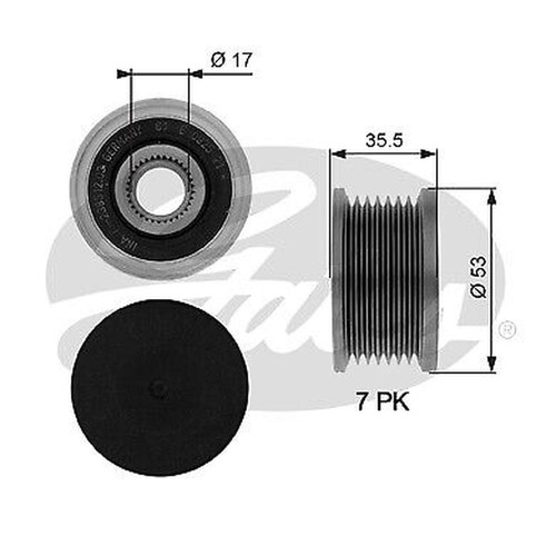 Oap7110 gates alternator - oap7110,
