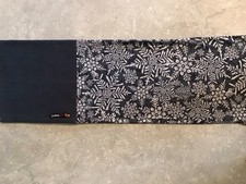 Buff Polartec Neck Warmer/Scarf Grey fleece and Snowflake Design