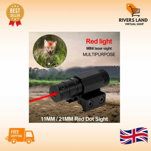 Red laser dot sight - red,