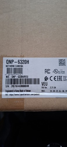 Hanwha wisenet qnp - hanwha, qnp-6320h