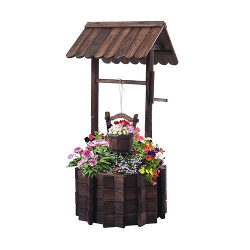 Nestnature wooden wishing - wishing, well