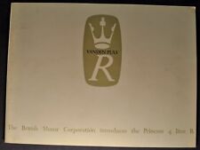 1967 Vanden Plas Prestige Brochure Princess R 4-Litre Rolls Royce BMC Original