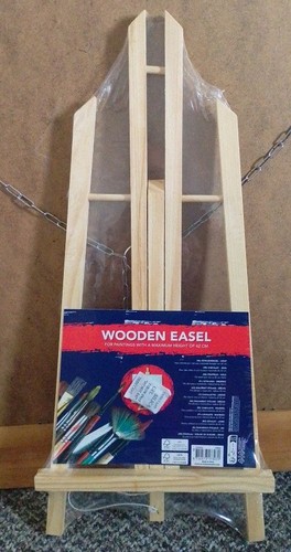 Wooden easel stand 42cm - easel, up