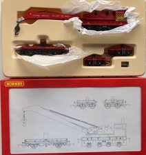 Hornby R6104 BR 75 Ton Breakdown Crane “DB998617” Red Weathered BNMIB 00 Gauge