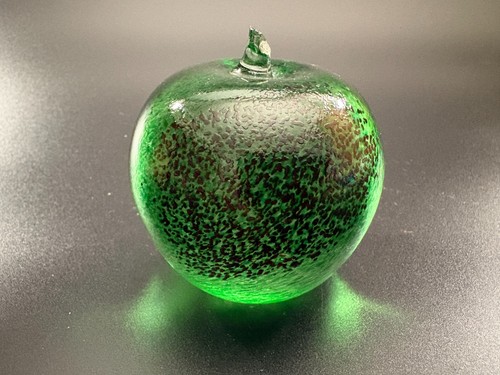 Handmade green art glass - art,
