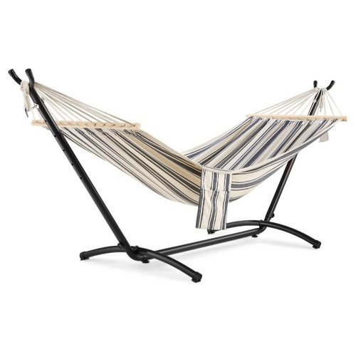 Hammock blue white 1 person - blue,