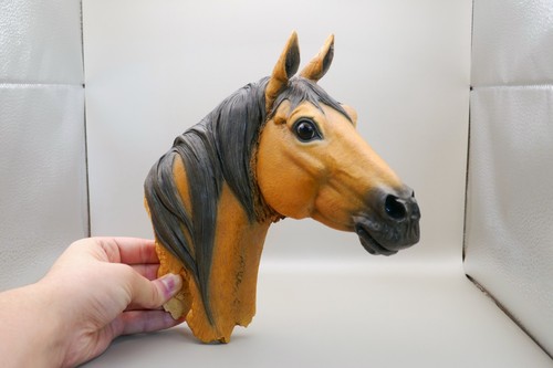 Unique hand painted horse head - horse,