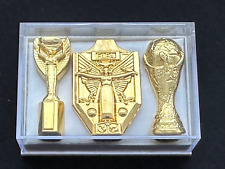 WORLD CUP Jules Rimet Trophy Medal PIN BADGE Set