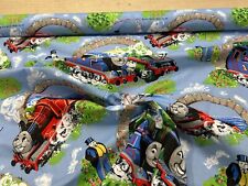 Thomas the tank engine fabric  100% cotton material  blue