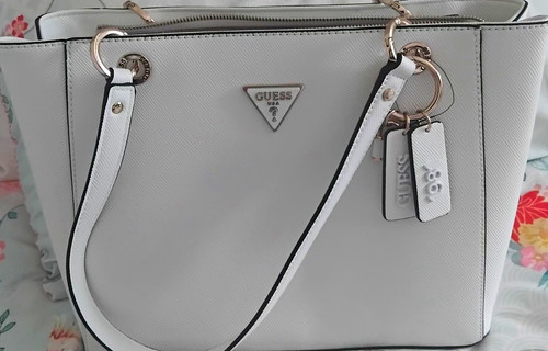Guess white faux - white, leather