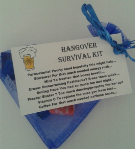 Hangover survival kit - survival,