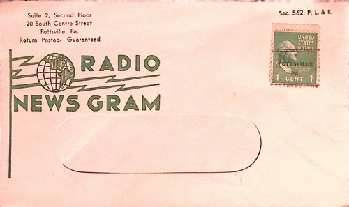 1938 radio news gram - radio,