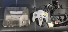 Nintendo 644 N64 Console -custom Grey Case, Memory Card & Expansion Pak.