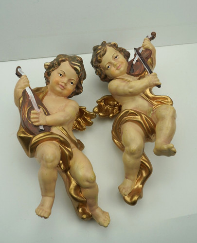 Vintage musical cherub - 10”,
