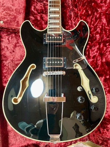 Ibanez asr75 semi - bk, semi-hollow