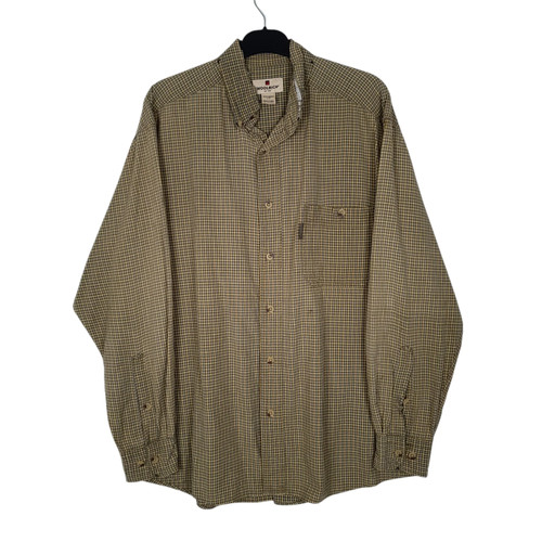 Woolrich yellow check shirt - yellow,
