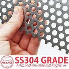 Stainless Steel Round Perforated Metal | 6mm Hole, 9mm Pitch, 1mm Thick