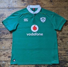 Canterbury Ireland IRFU rugby men's s/s classic home jersey shirt top L 2016/17
