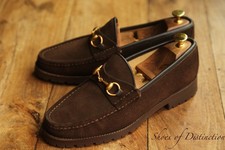 Gucci Brown Suede Lug Sole