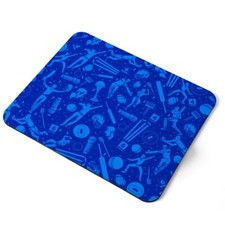 Mouse Mat Pad - Blue Cricket