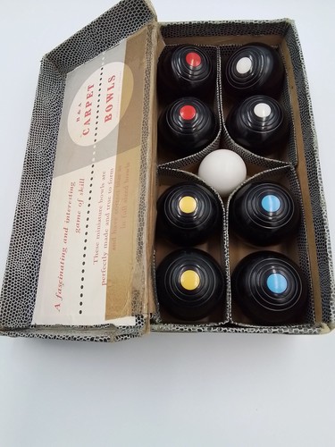 Carpet bowls set with - a,