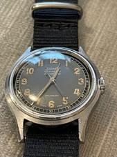 Rare Vintage Silvana German Army Military 15 jewel automatic Watch Stunning