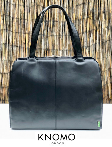 Knomo large black leather - knomo,