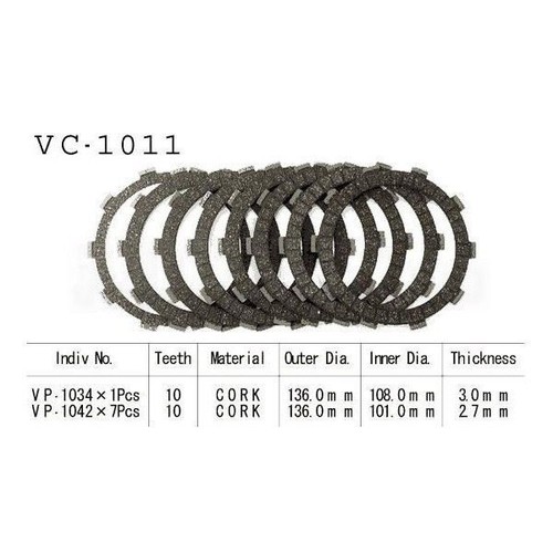 Kit set 8 clutch - /,