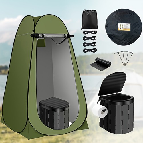 Camp toilet bathroom pod - camp,
