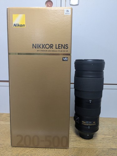 Nikon nikkor 200 500mm - nikon, af-s