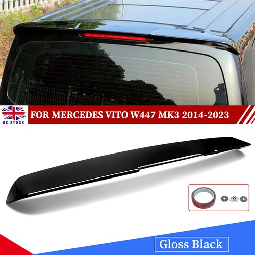 Gloss black rear roof - roof, spoiler