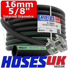 16mm Heater & Coolant Hose Rubber Pipe + Hose Clips | HosesUK (5/8")