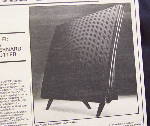 Quad electrostatic speaker - quad,